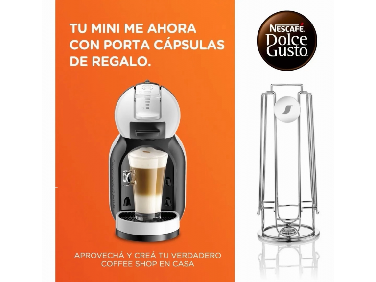 Por tiempo limitado, consegu tu Mquina Dolce Gusto Mini Me con porta cpsulas original de regalo!