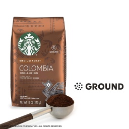 Caf Starbucks Molido 250 gr Origen Colombia Tostado Medio