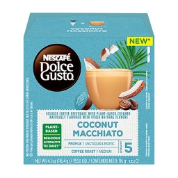 Capsulas Dolce Gusto Coco Macchiato Coconut Vegano x 12