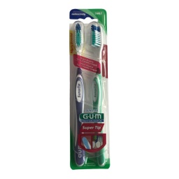 Cepillo de Dientes Super Tip con Limpiador Lingual x 2 1462