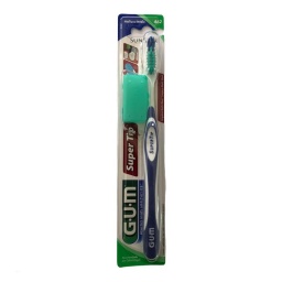 Cepillo de Dientes Super Tip con Limpiador Lingual y Tapa 462