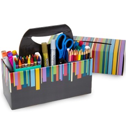 Valija de Arte Caddy Crayola Tijera Brillantina +90 piezas