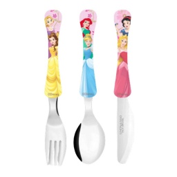 Set de Cubiertos para Nia Disney Princesas x3 Unidades