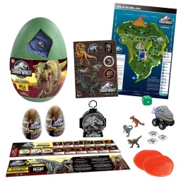 Mega Huevo Sorpresa Verde Jurassic World Captivz Varias Pzas