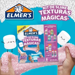 Kit de Slime Texturas Mgicas 8 Piezas Elmers Crunchy Fluffy