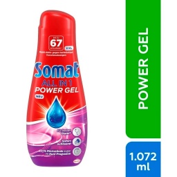 Jabon Lavavajillas en Gel Somat XXL Rinde 67 Lavados Power Gel