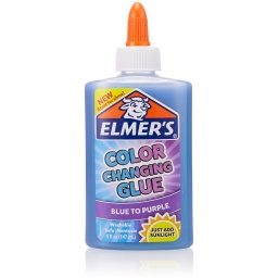 Cascola Elmers Cambio de Color de Azul a Prpura