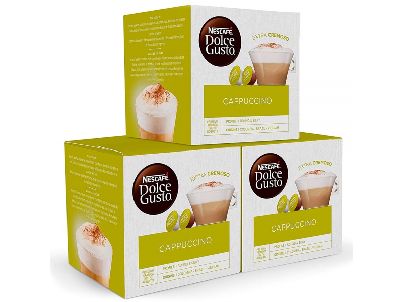 Promo Pack 3x2 Nescafe Dolce Gusto 3 Cajas X 16 Cappuccino